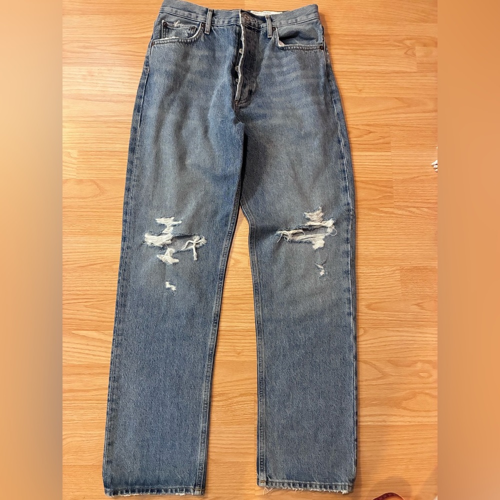 AGolde 90s pinch blue jeans